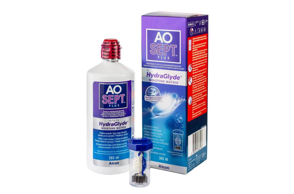 Розчин для лінз Alcon AOSept Plus HydraGlyde 360 мл