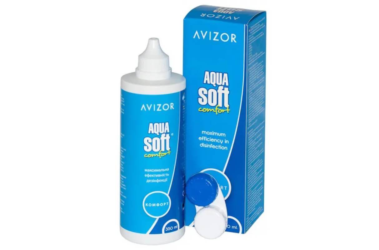 Розчин для лінз Avizor Aqua Soft Comfort 350 мл