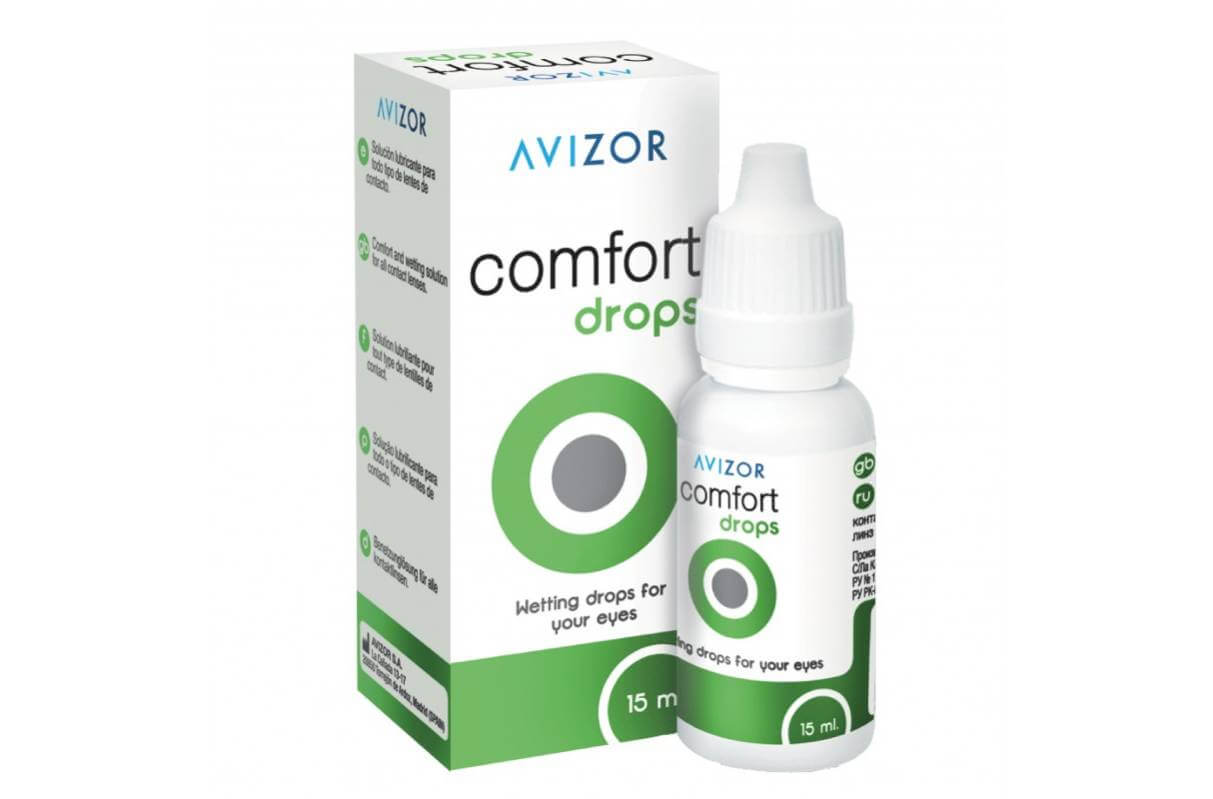 Очні краплі Avizor Comfort drops 15 мл
