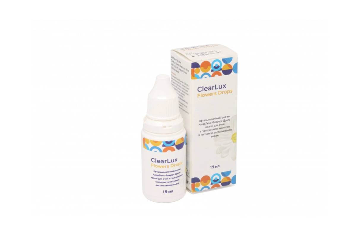 Зволожуючі краплі Esoform ClearLux Flowers Drops 15 мл