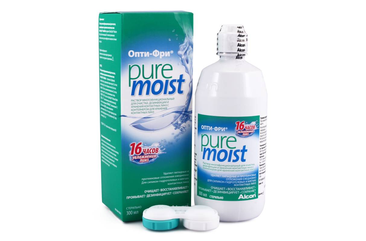 Розчин для лінз Alcon Opti-Free Pure Moist 300 мл