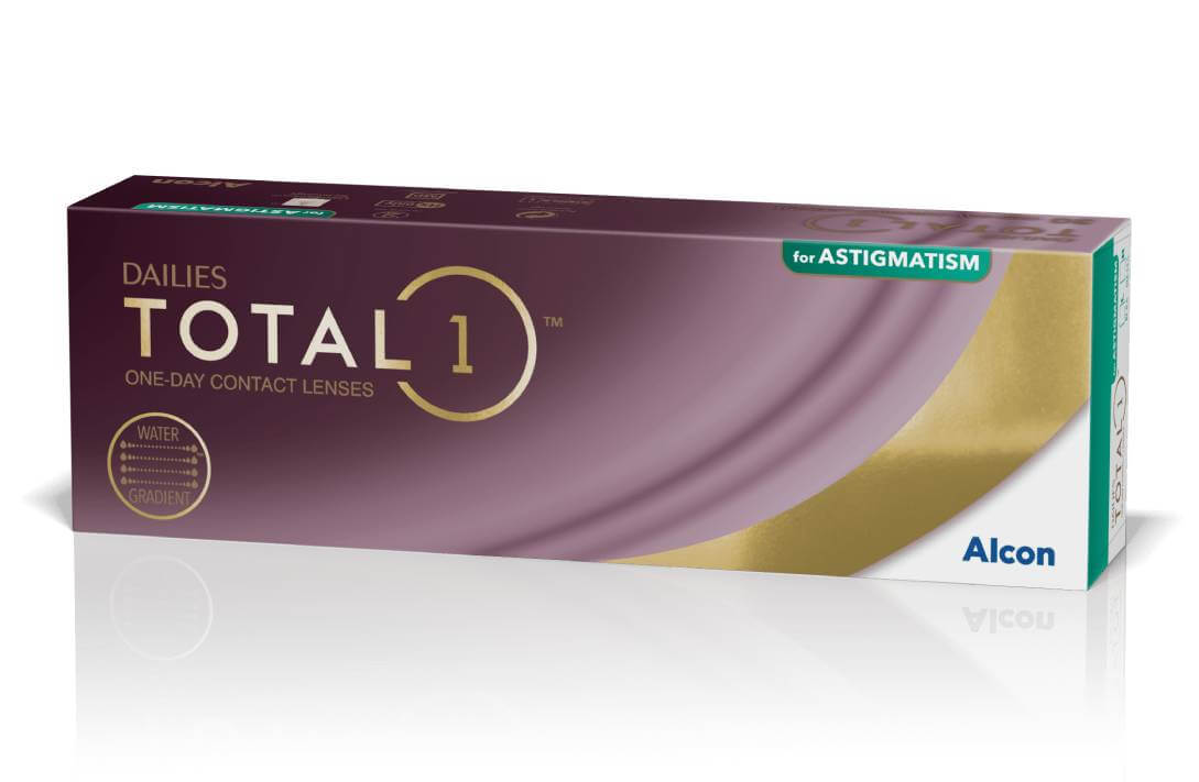 Контактні лінзи торичні Alcon Dailies Total 1 for Astigmatism
