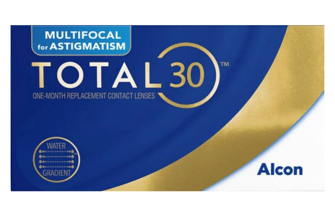 Контактні лінзи торичні Alcon Total 30 for Astigmatism