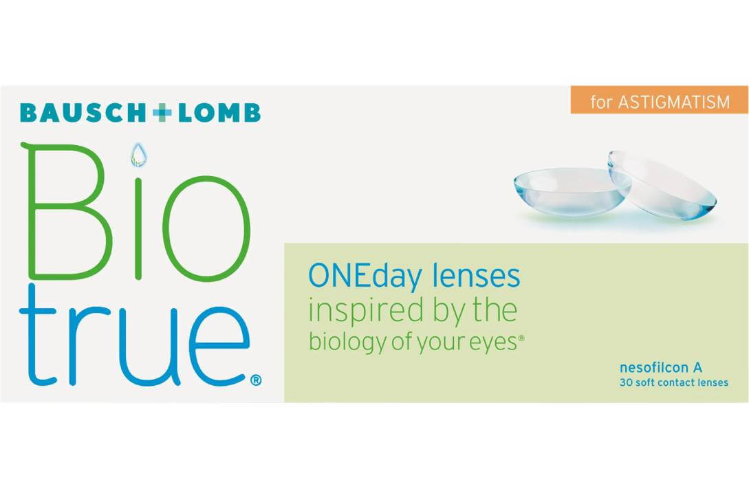 Контактні лінзи торичні Bausch&Lomb Biotrue ONEday for Astigmatism