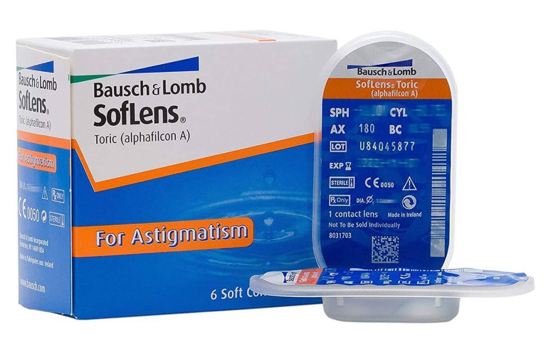 Контактні лінзи торичні Bausch&Lomb Soflens Toric
