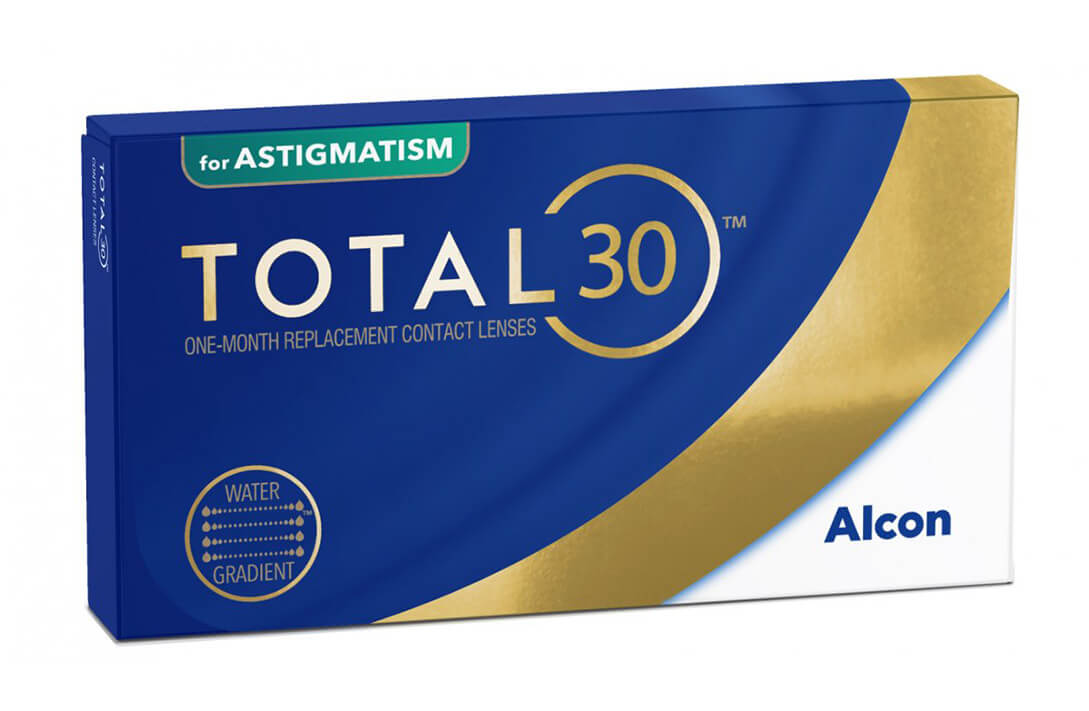 Контактні лінзи торичні Alcon Total 30 for Astigmatism